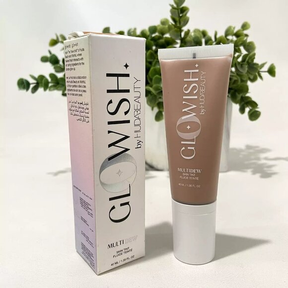 Huda Beauty GloWish Multidew Vegan Skin Tint Foundation Number 7 - Picture 1 of 1